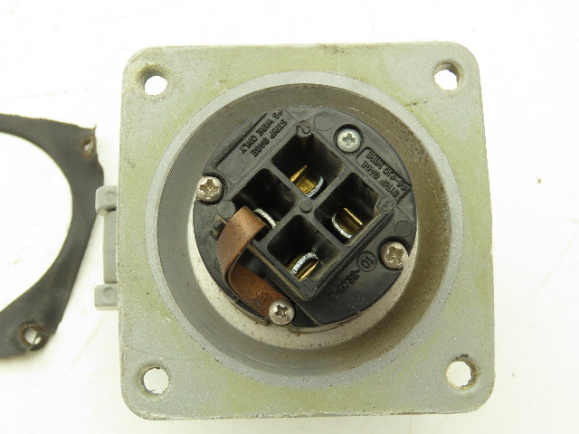 Killark Electric VR3034 Covered Plug 3-Wire 4-Pole 30A 600VAC 250VDC