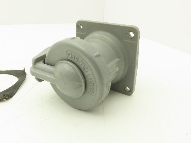 Killark Electric VR3034 Covered Plug 3-Wire 4-Pole 30A 600VAC 250VDC