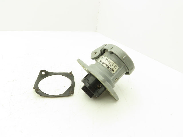 Killark Electric VR3034 Covered Plug 3-Wire 4-Pole 30A 600VAC 250VDC