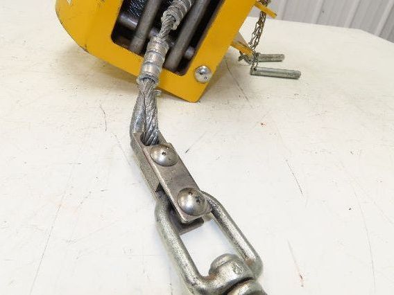 Miller 8442/65 Manhandler Manrated 350lbs Work Winch 65' SS Cable Confined Space