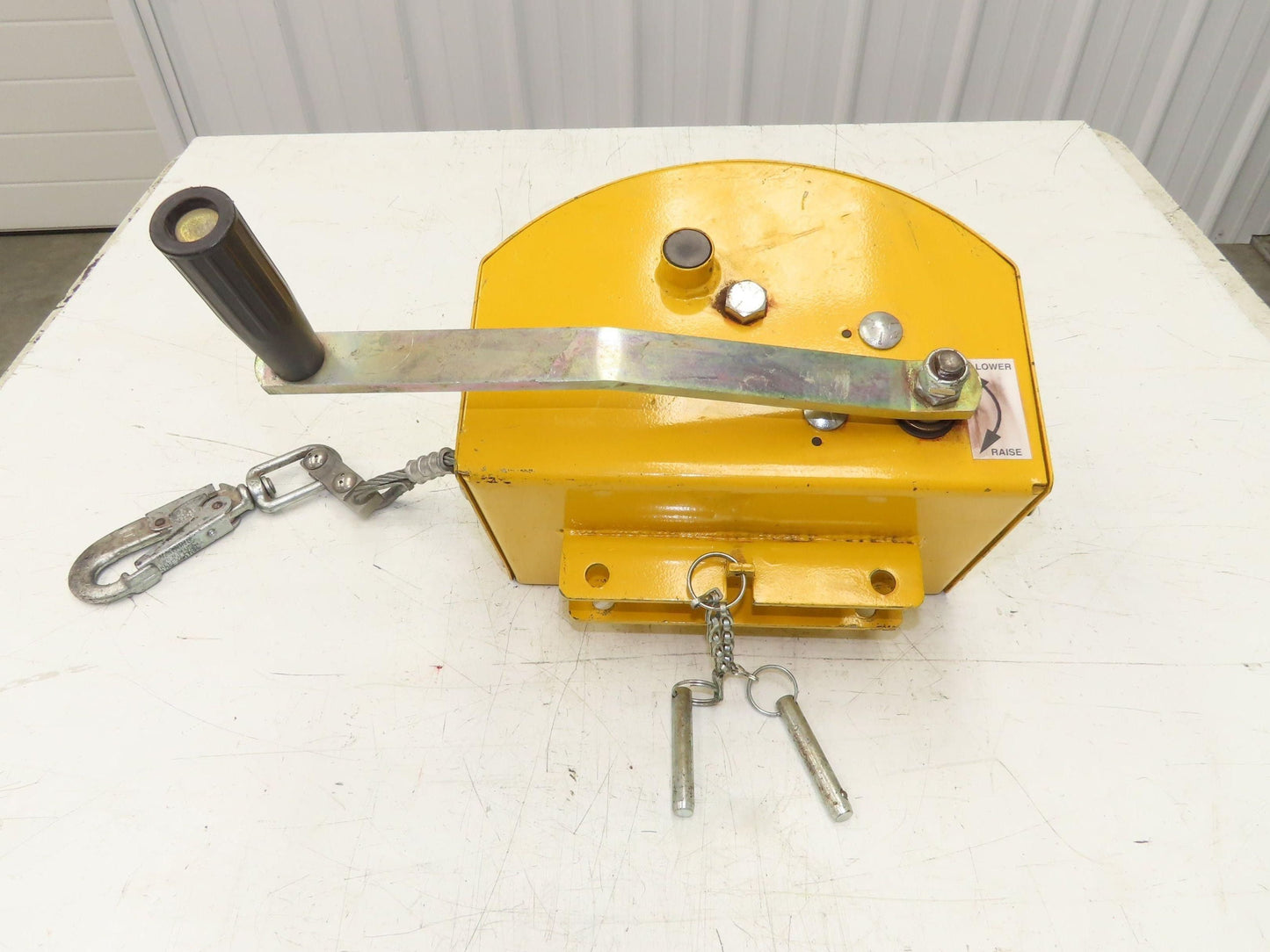 Miller 8442/65 Manhandler Manrated 350lbs Work Winch 65' SS Cable Confined Space