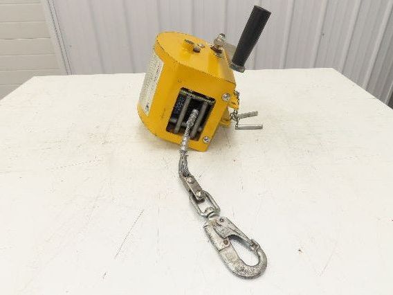 Miller 8442/65 Manhandler Manrated 350lbs Work Winch 65' SS Cable Confined Space