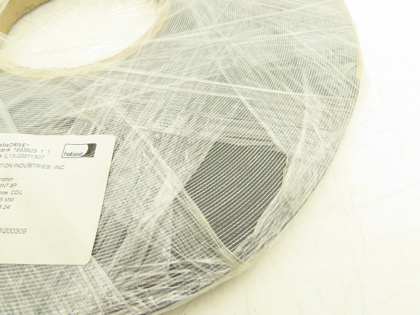 Habasit MNT-8P-15 Flat Conveyor Belt 15mm x 318' White Fabric Machine Tape