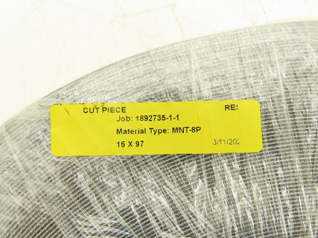 Habasit MNT-8P-15 Flat Conveyor Belt 15mm x 318' White Fabric Machine Tape