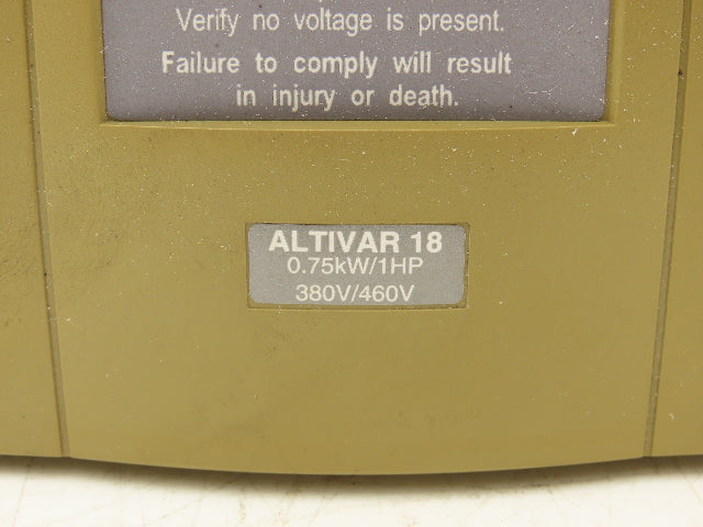 Square D Telemecanique ATV18U18N4 Variable AC Drive VFD 1Hp 460V 3PH Lot of 6