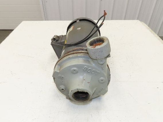 Scot AE 260 Cast Centrifugal Pump 1.5"x 1.25" NPT 2Hp 3450 RPM 230/460V 3PH 56J