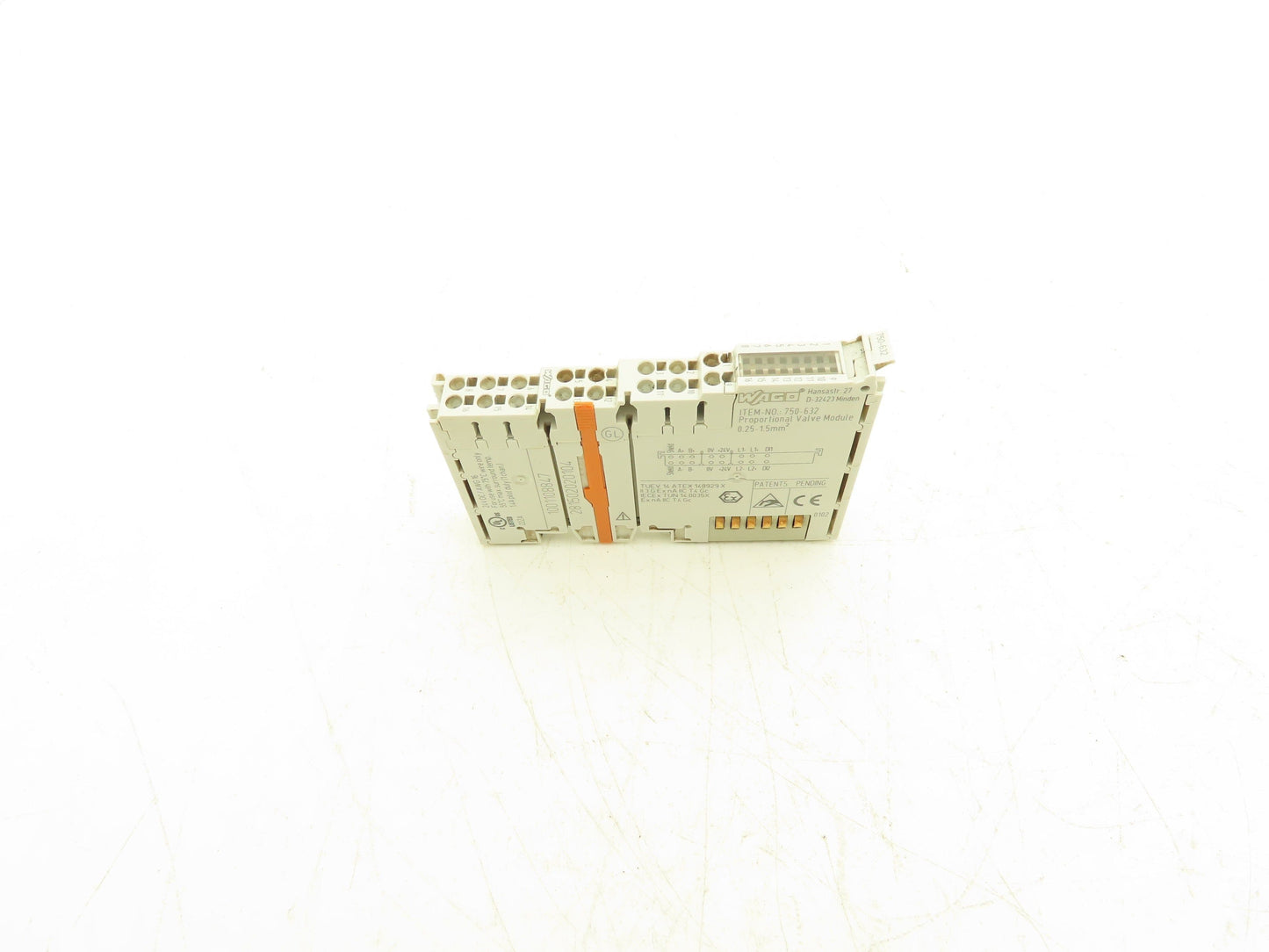 Wago 750-632 Proportional Valve Module 0.25-1.5mm² 24VDC AWG 16