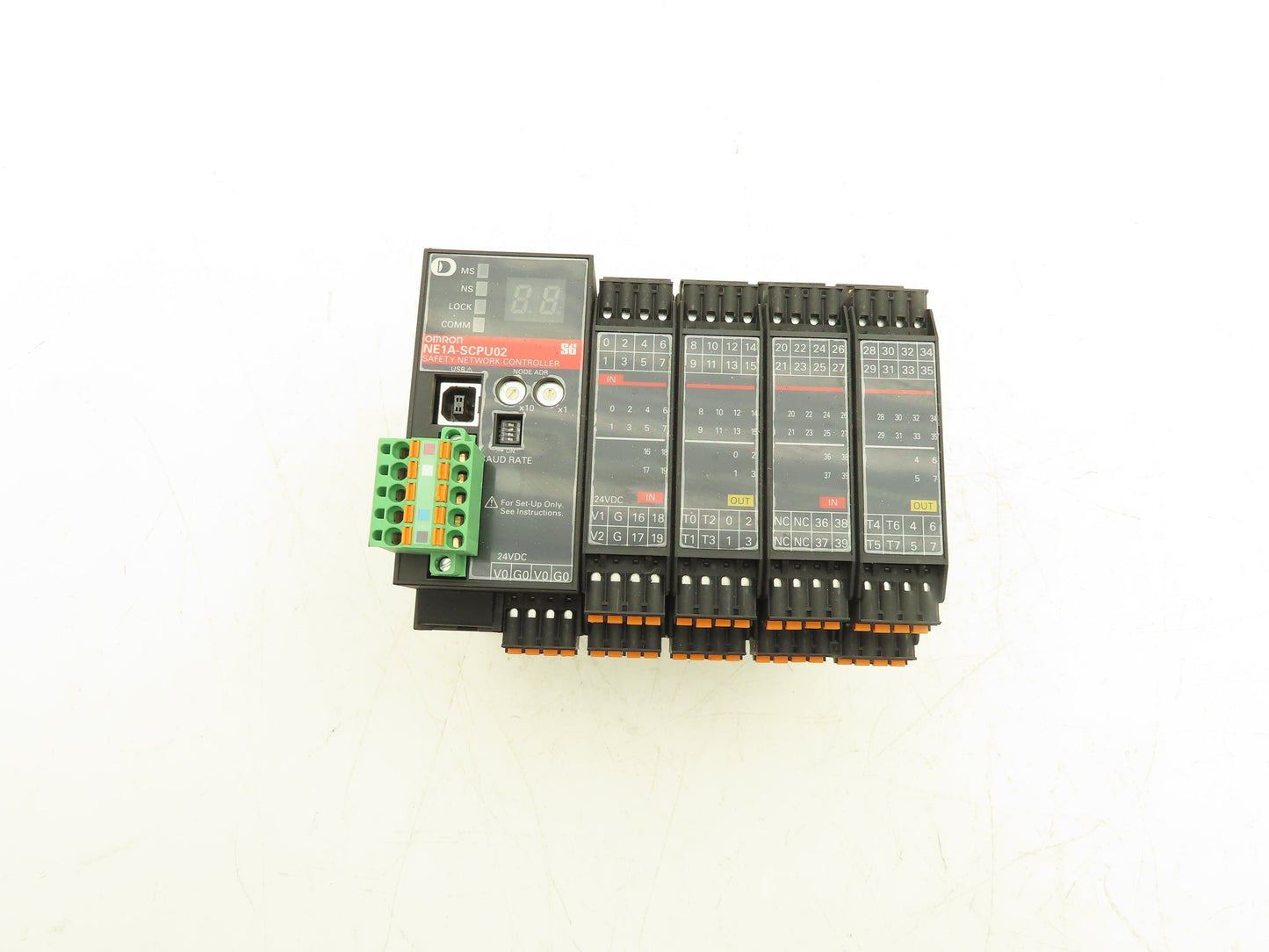 Omron NE1ASCPU02 NE1A-SCPU02 Safety Network Controller 24VDC