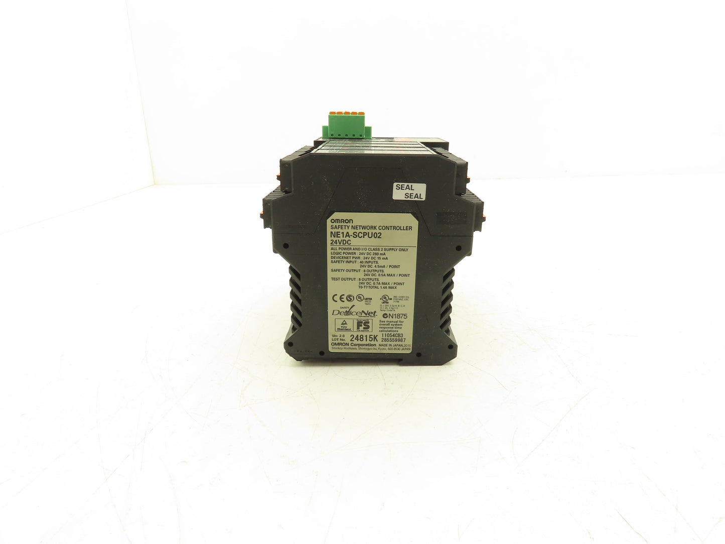 Omron NE1ASCPU02 NE1A-SCPU02 Safety Network Controller 24VDC