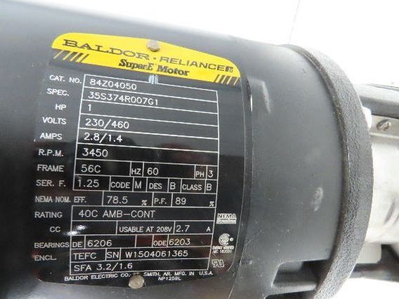 Grundfos CRN3-6 A-P-G-E-HQQE Vertical Centrifugal Pump 1.25" 15 GPM 1Hp 460V 3PH