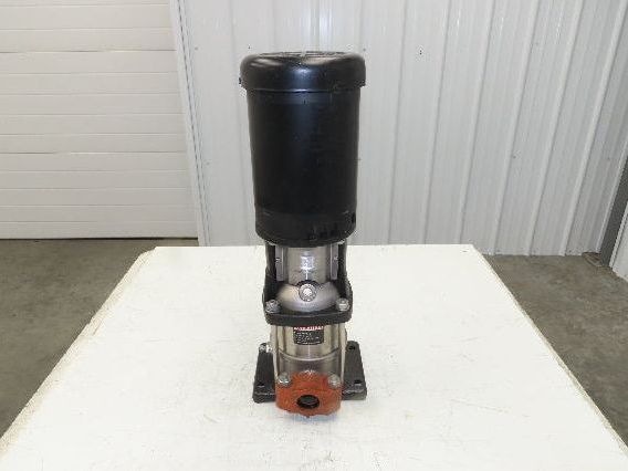 Grundfos CRN3-6 A-P-G-E-HQQE Vertical Centrifugal Pump 1.25" 15 GPM 1Hp 460V 3PH