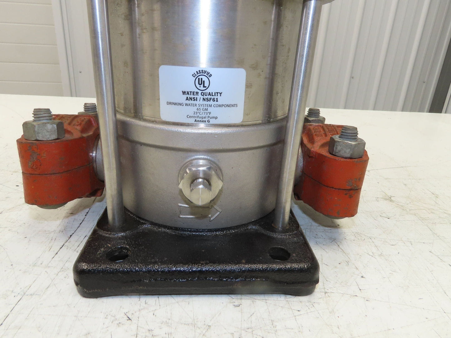 Grundfos CRN3-6 A-P-G-E-HQQE Vertical Centrifugal Pump 1.25" 15 GPM 1Hp 460V 3PH