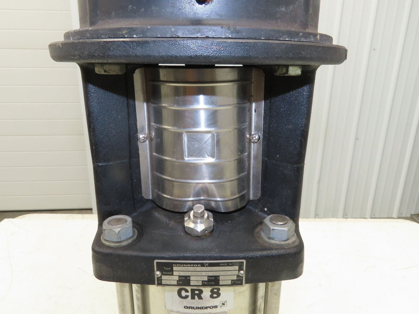 Grundfos CRN8-30 U-P-G-AUUE Vertical Centrifugal Pump 2" 42 GPM 3Hp 230/460V 3PH