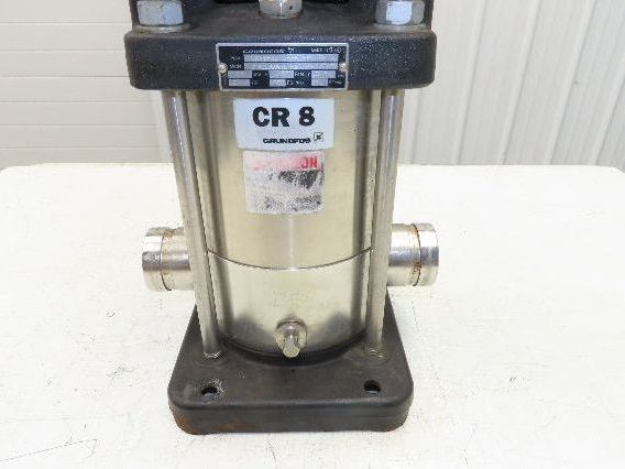 Grundfos CRN8-30 U-P-G-AUUE Vertical Centrifugal Pump 2" 42 GPM 3Hp 230/460V 3PH