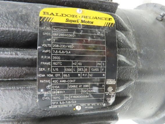 Grundfos CRN10-03 A-P-G-E-HQQE Vertical Centrifugal Pump 2" 56 GPM 3Hp 460V 3PH