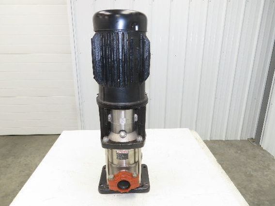 Grundfos CRN10-03 A-P-G-E-HQQE Vertical Centrifugal Pump 2" 56 GPM 3Hp 460V 3PH