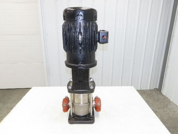 Grundfos CRN10-03 A-P-G-E-HQQE Vertical Centrifugal Pump 2" 56 GPM 3Hp 460V 3PH