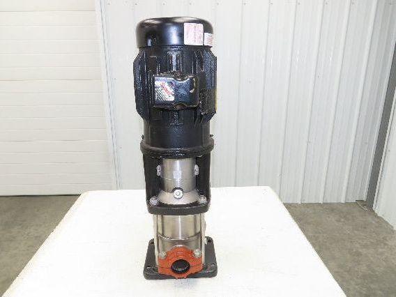 Grundfos CRN10-03 A-P-G-E-HQQE Vertical Centrifugal Pump 2" 56 GPM 3Hp 460V 3PH