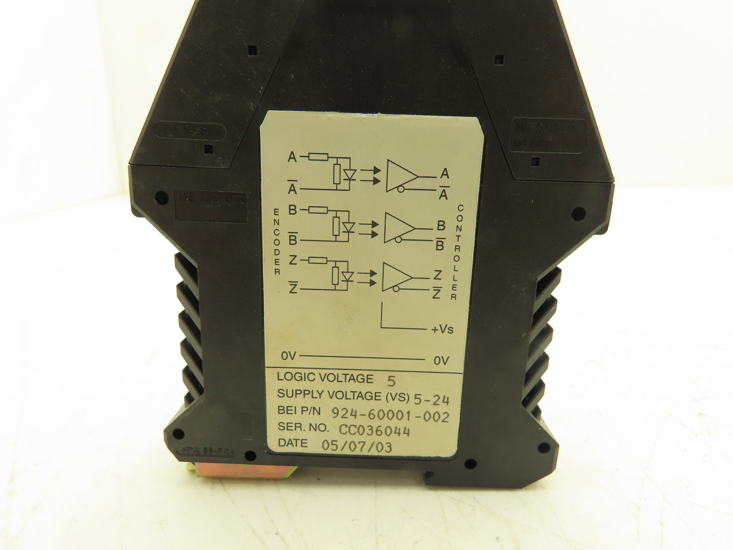 BEI EM-DR1-IC-5-TB-24V/5 Optical Isolator Module 5V Logic 5-24VDC Supply