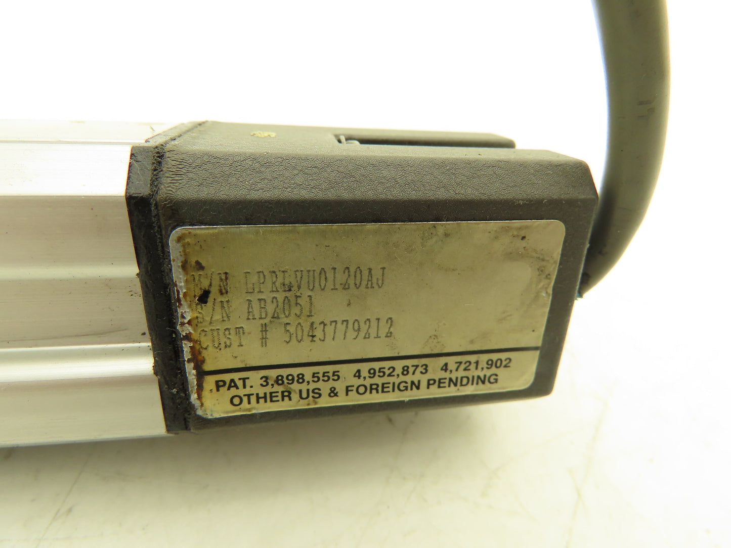 MTS Temposonics LPRLVU0120AJ Linear Transducer Cylinder Position Sensor 1'Stroke