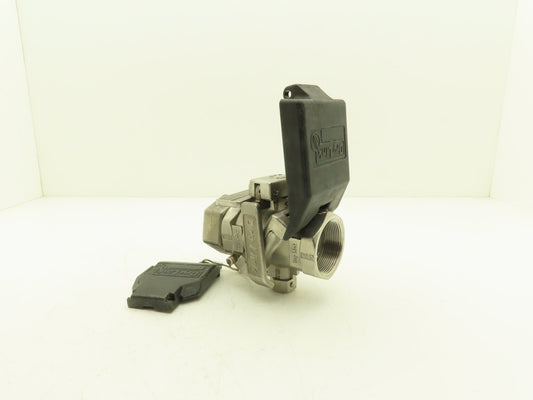 Dry Link 2" Stainless Sanitary Disconnect Threaded Coupling & Adapter *Bad Seals