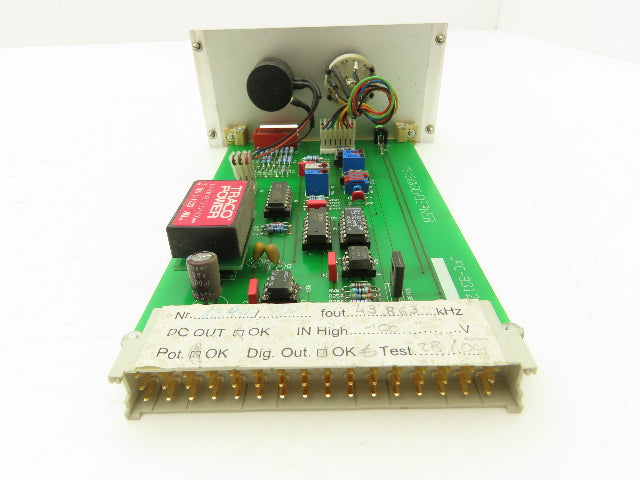 Medek Schoerner VFC-DCC Frequency Converter PLC HELL Engraving Gravure 15VDC