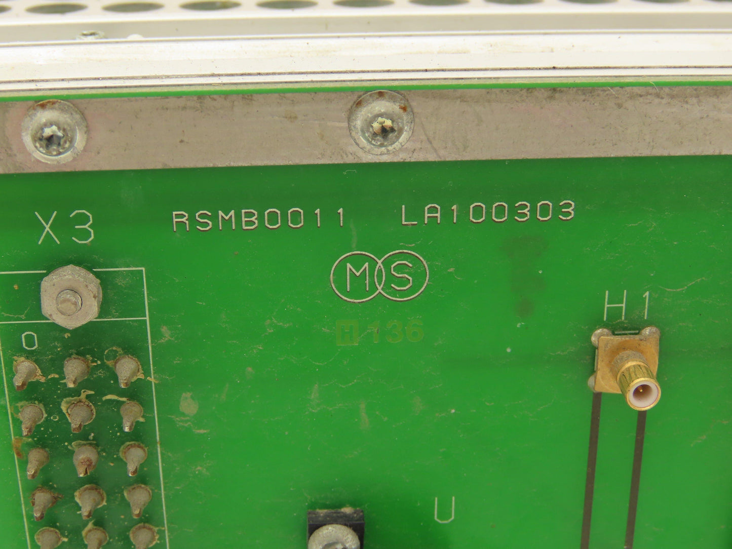RSMB0011 PLC Slot Rack Card Holder Chassis HELL Engraving Gravure