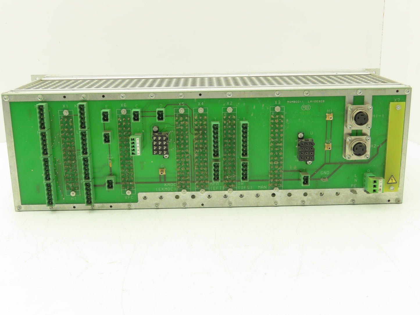 RSMB0011 PLC Slot Rack Card Holder Chassis HELL Engraving Gravure