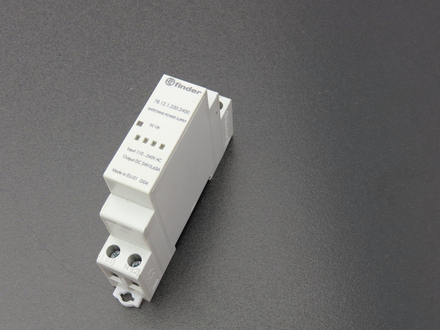 Finder 78.12.1.230.2400 Power Supply 110-240VDC In 24VDC 0.63A Out