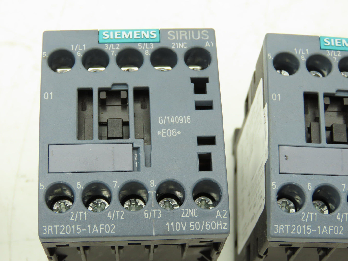 Siemens 3RT2015-1AF02 Contactor 7.5HP 3PH 575VAC 20A 2NC Lot of 6