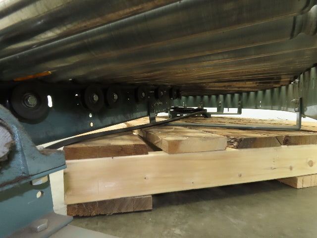 Hytrol 90° Curve Accumulation Roller Conveyor 24"W 21"BF Slave Belt Drive 9' 6"