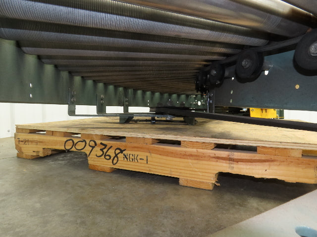 Hytrol 90° Curve Accumulation Roller Conveyor 24"W 21"BF Slave Belt Drive 96"L