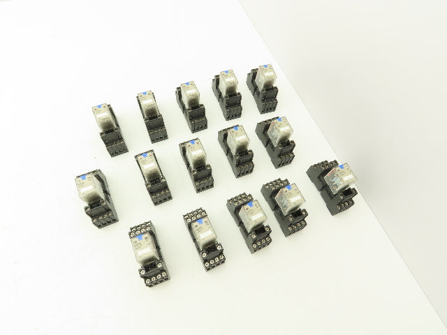 Omron MY4IN | PYF 14-ESN-B Relay | Base 24VDC Coil Lot of 15