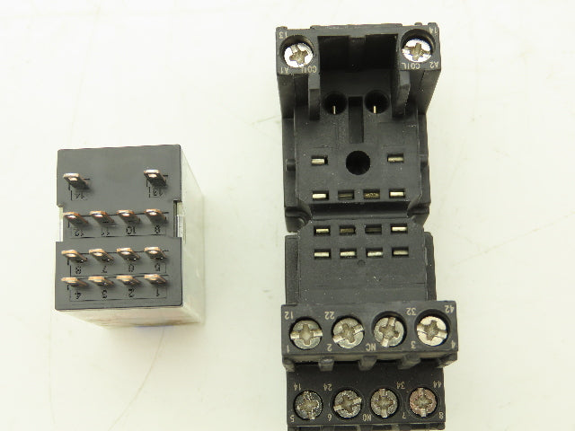 Omron MY4IN | PYF 14-ESN-B Relay | Base 24VDC Coil Lot of 15