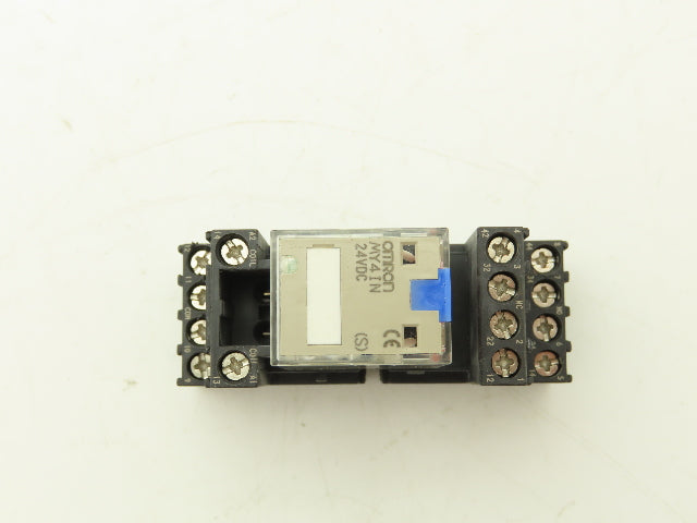 Omron MY4IN | PYF 14-ESN-B Relay | Base 24VDC Coil Lot of 15