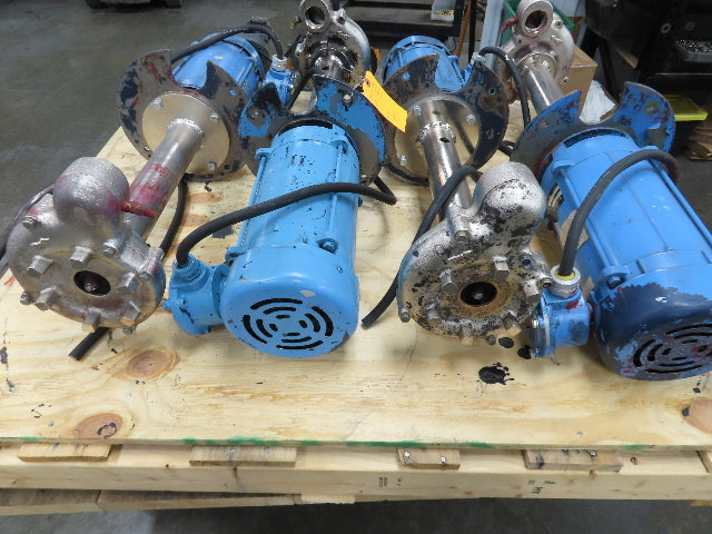 Graymills Superflo Agitator 1.5" Vertical Immersion Ink Tank Pump 2Hp 460V 3PH