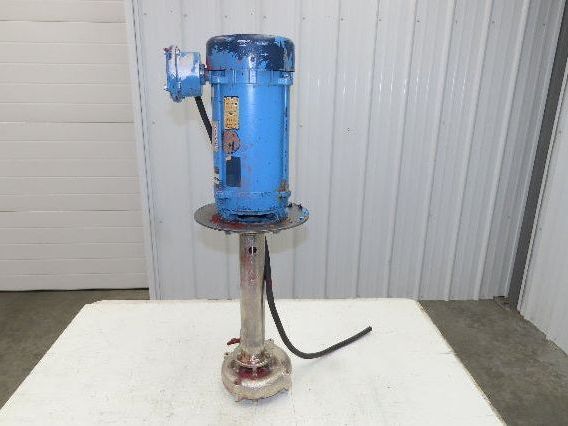Graymills Superflo Agitator 1.5" Vertical Immersion Ink Tank Pump 2Hp 460V 3PH