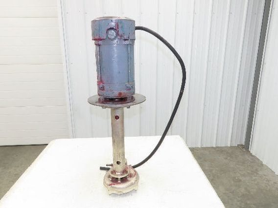 Graymills Superflo Agitator 1.5" Vertical Immersion Ink Tank Pump 2Hp 460V 3PH
