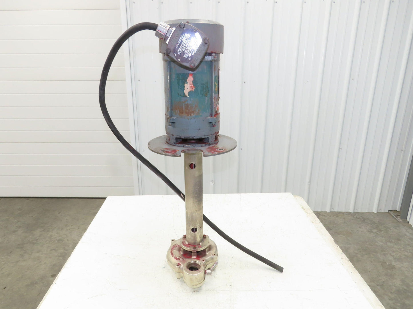 Graymills Superflo Agitator 1.5" Vertical Immersion Ink Tank Pump 2Hp 460V 3PH