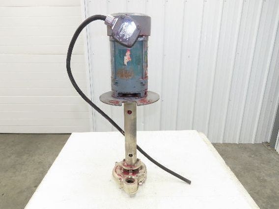 Graymills Superflo Agitator 1.5" Vertical Immersion Ink Tank Pump 2Hp 460V 3PH