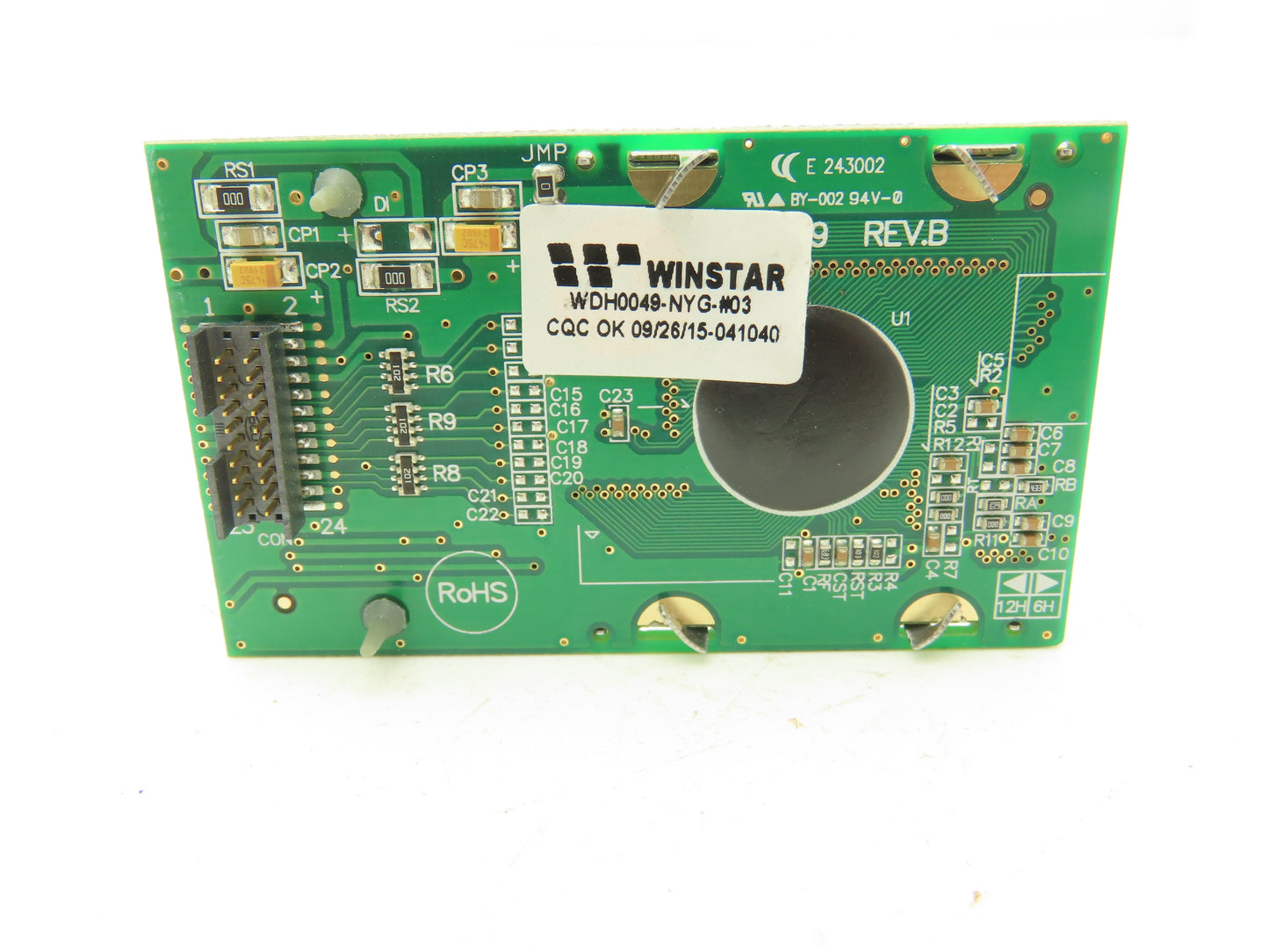 Winstar DH0049 WDH0049-NYG-#03 Display 0.49" BY-002 94V-0 Rev B | 2528-2400-0721