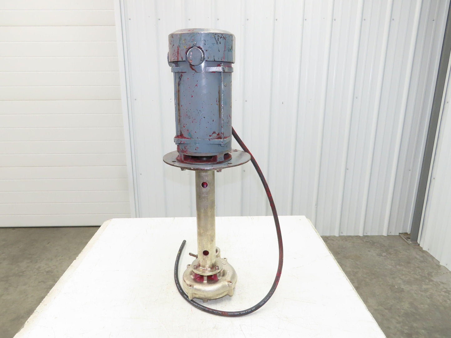 Graymills Superflo Agitator 1.5" Vertical Immersion Ink Tank Pump 2Hp 460V 3PH