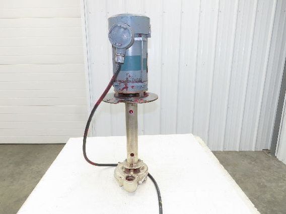 Graymills Superflo Agitator 1.5" Vertical Immersion Ink Tank Pump 2Hp 460V 3PH