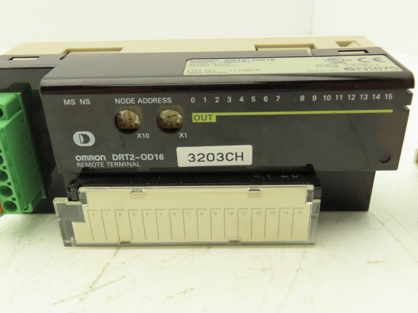 Omron DRT2-OD16 Remote Terminal PLC Output Module 24VDC Lot of 2