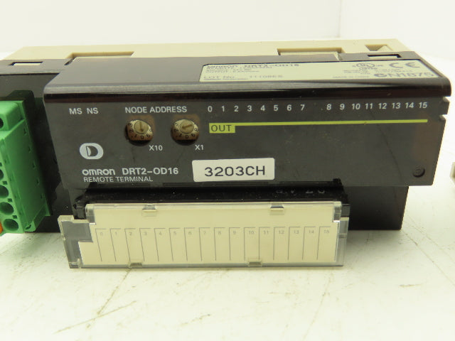 Omron DRT2-OD16 Remote Terminal PLC Output Module 24VDC Lot of 2
