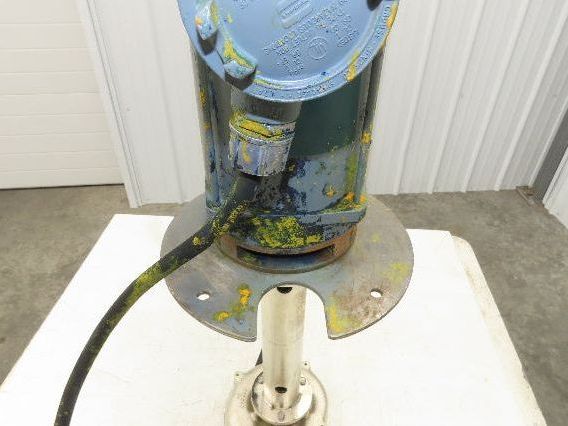 Graymills Superflo Agitator 1.5" Vertical Immersion Ink Tank Pump 2Hp 460V 3PH