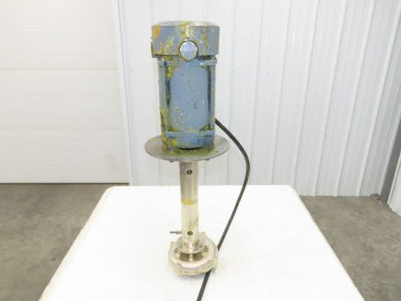 Graymills Superflo Agitator 1.5" Vertical Immersion Ink Tank Pump 2Hp 460V 3PH