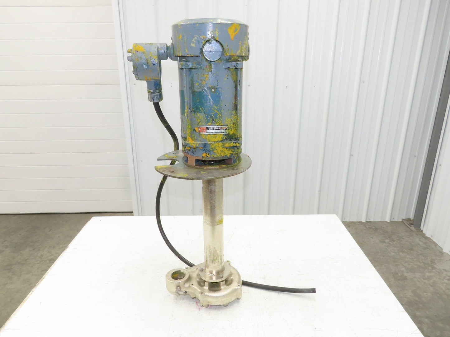 Graymills Superflo Agitator 1.5" Vertical Immersion Ink Tank Pump 2Hp 460V 3PH