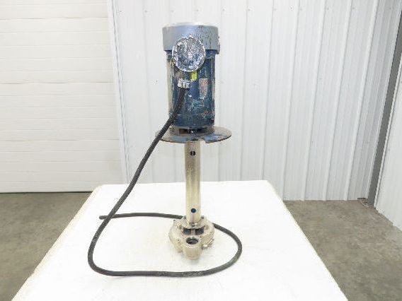 Graymills Superflo Agitator 1.5" Vertical Immersion Ink Tank Pump 2Hp 460V 3PH