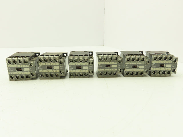 Fuji Electric SJ-0G Magnetic Contactor 24VDC Coil 1NO 3PH 240VAC 3HP Lot of 6